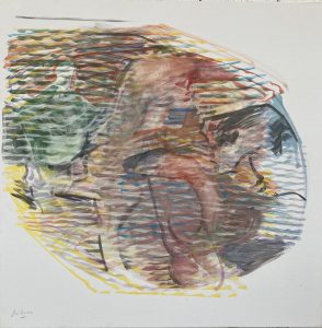 L'econte de Lisle 2022 Óleo sobre tela 100x100cm